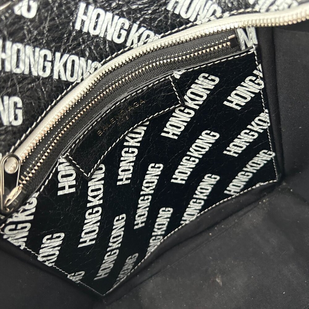 BALENCIAGA HONG KONG BAZAR LEATHER SHOPPER TOTE XS - Picture 11 of 14